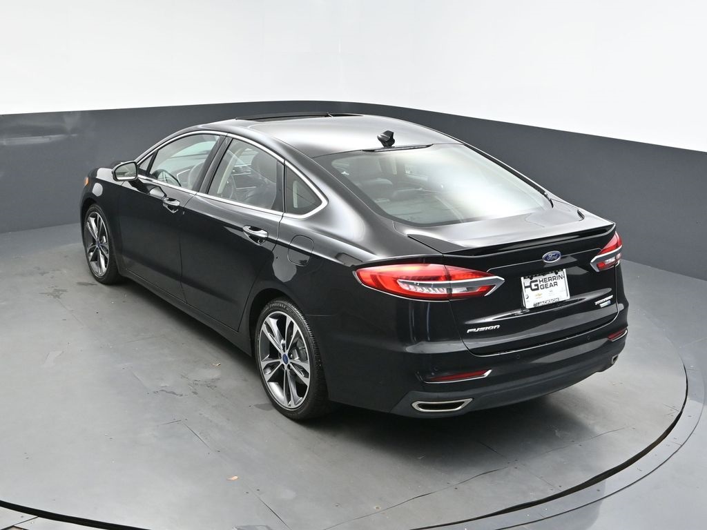2020 Black Metallic Ford Fusion Titanium AWD Sedan
