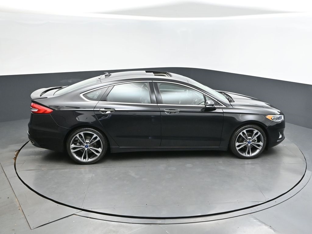 2020 Black Metallic Ford Fusion Titanium AWD Sedan