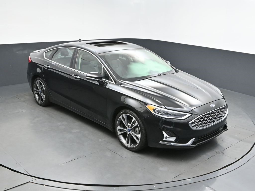 2020 Black Metallic Ford Fusion Titanium AWD Sedan