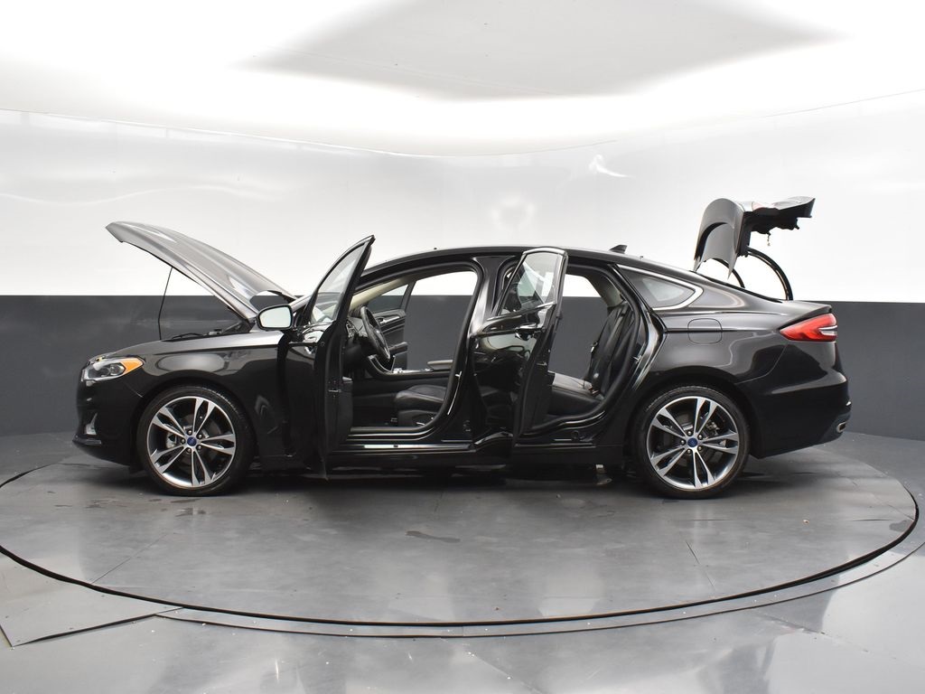 2020 Black Metallic Ford Fusion Titanium AWD Sedan