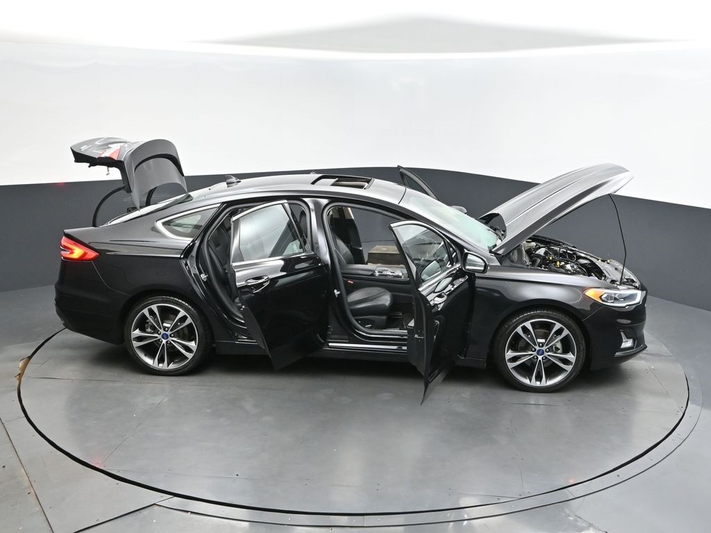 2020 Black Metallic Ford Fusion Titanium AWD Sedan