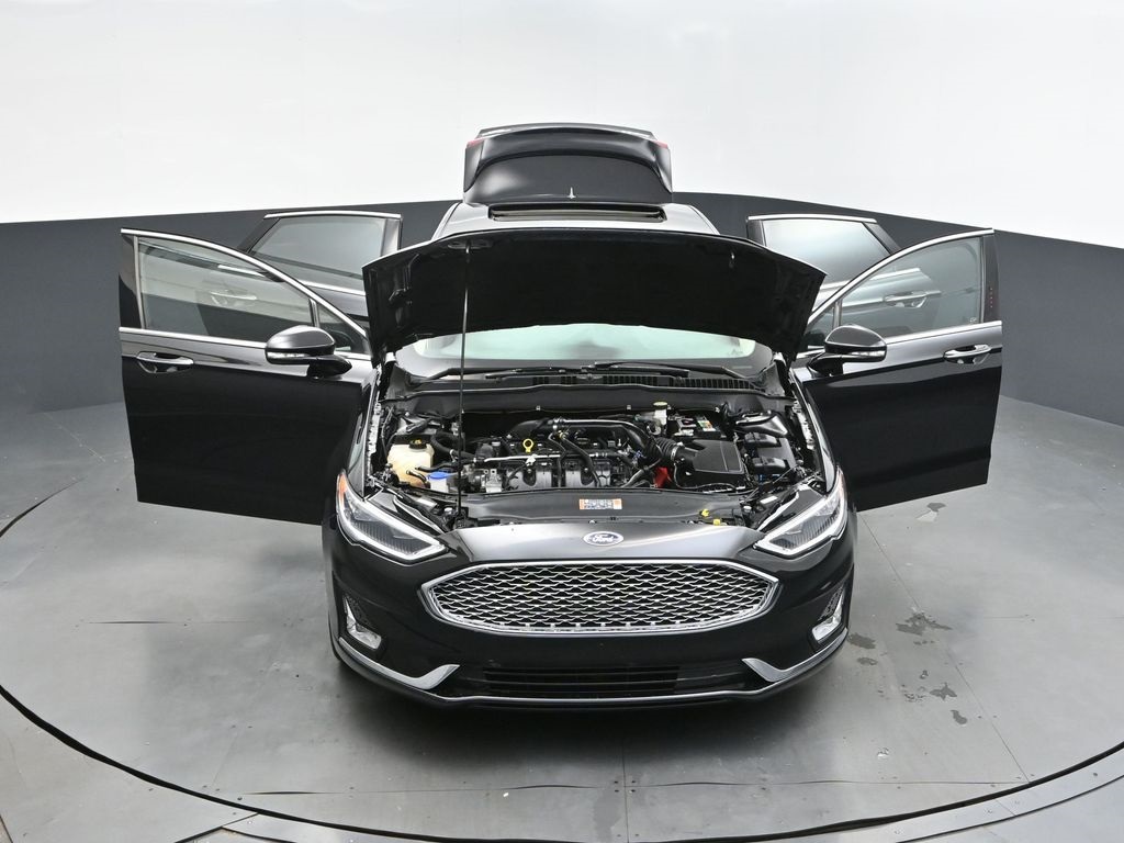 2020 Black Metallic Ford Fusion Titanium AWD Sedan
