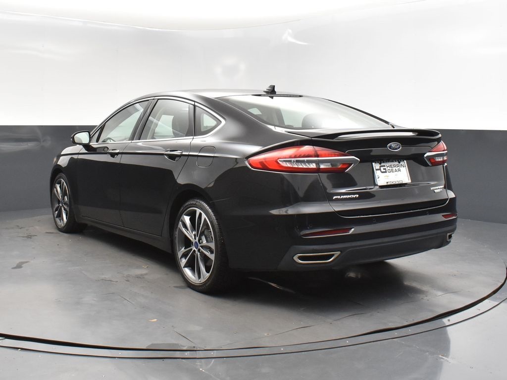 2020 Black Metallic Ford Fusion Titanium AWD Sedan