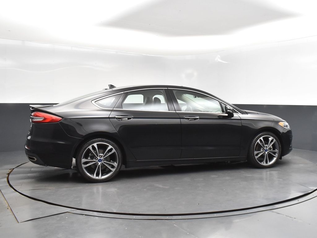 2020 Black Metallic Ford Fusion Titanium AWD Sedan