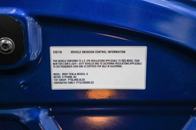 used 2023 Tesla Model 3 car, priced at $24,792