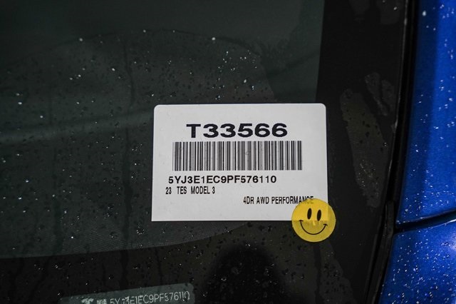 used 2023 Tesla Model 3 car, priced at $24,792