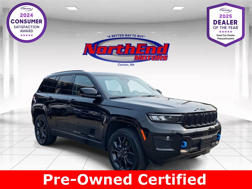 2023 Diamond Black Crystal Pearlcoat Jeep Grand Cherokee 4xe 4xe 4X4 SUV