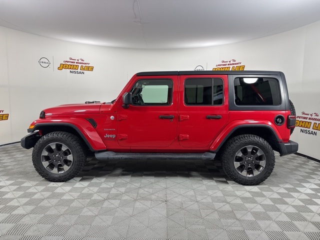 2018 Firecracker Red Clearcoat Jeep Wrangler Unlimited Sahara 4X4 SUV
