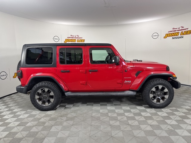 2018 Firecracker Red Clearcoat Jeep Wrangler Unlimited Sahara 4X4 SUV