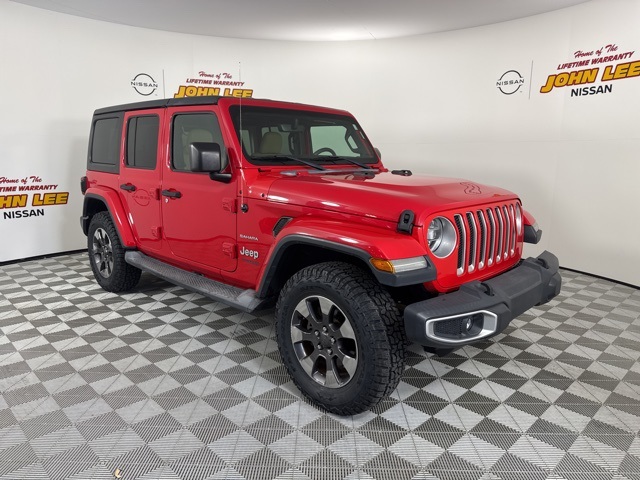 2018 Firecracker Red Clearcoat Jeep Wrangler Unlimited Sahara 4X4 SUV