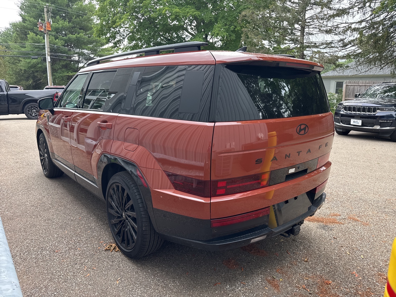 2024 Terracotta Orange Hyundai Santa Fe Calligraphy AWD SUV