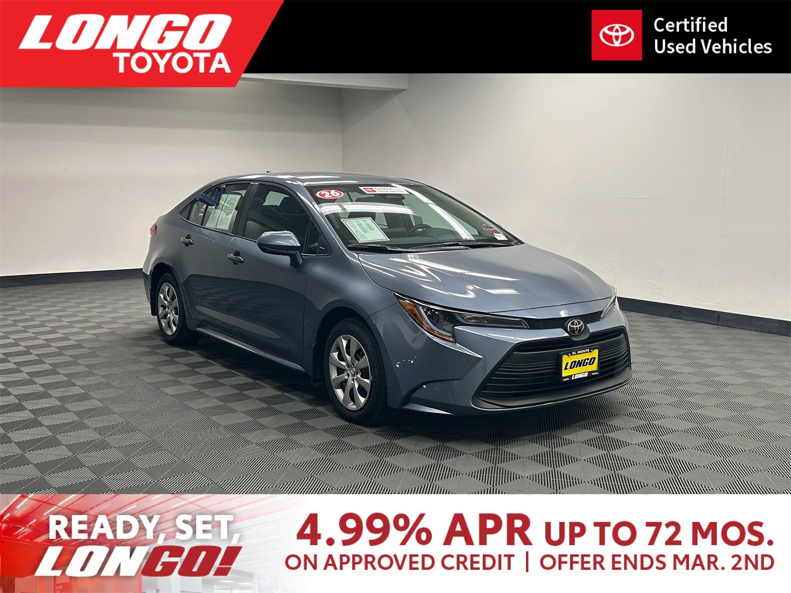 used 2026 Toyota Corolla car, priced at $23,035