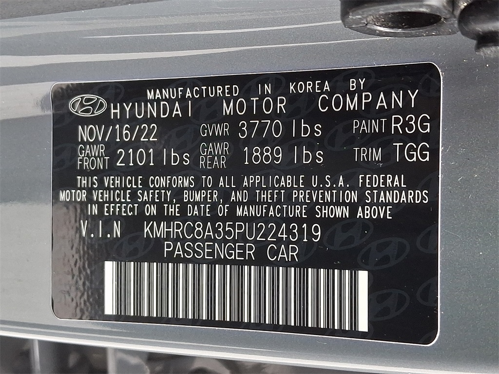 used 2023 Hyundai Venue car, priced at $16,895