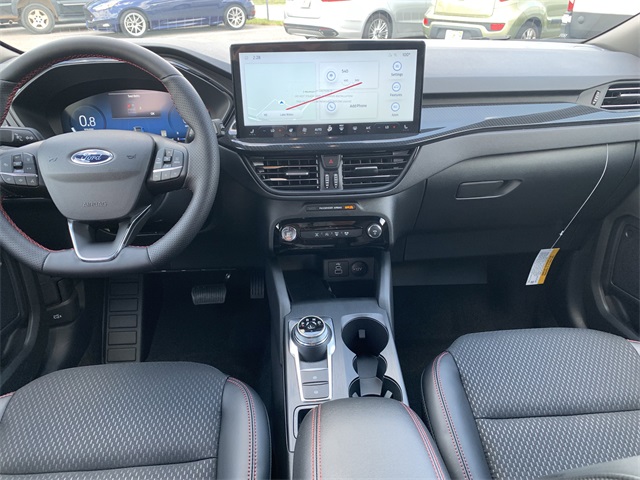 2025 Star White Metallic Tri-Coat Ford Escape ST-Line Elite AWD SUV