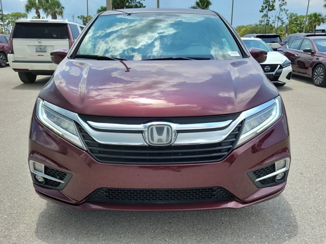 2020 Red Honda Odyssey Elite FWD Van