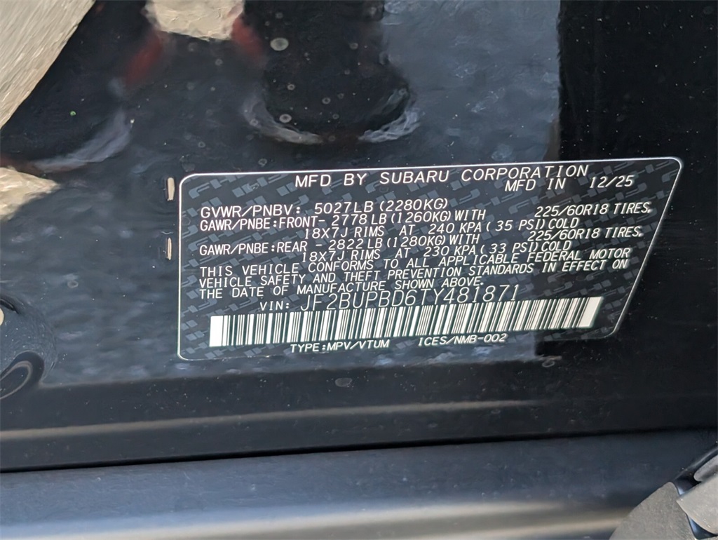 new 2026 Subaru Outback car, priced at $39,545