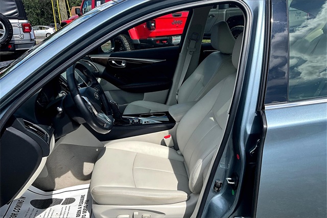 2018 Hagane Blue INFINITI Q50 3.0t LUXE AWD Sedan