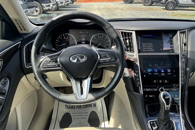 2018 Hagane Blue INFINITI Q50 3.0t LUXE AWD Sedan