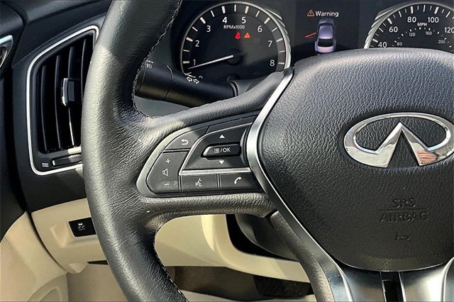 2018 Hagane Blue INFINITI Q50 3.0t LUXE AWD Sedan