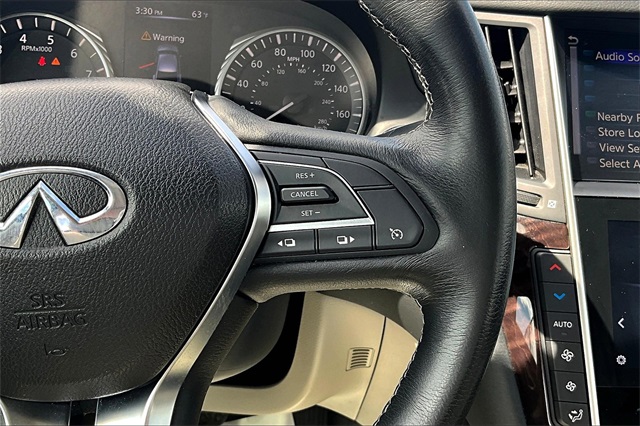 2018 Hagane Blue INFINITI Q50 3.0t LUXE AWD Sedan