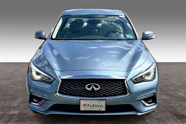 2018 Hagane Blue INFINITI Q50 3.0t LUXE AWD Sedan