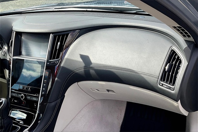 2018 Hagane Blue INFINITI Q50 3.0t LUXE AWD Sedan