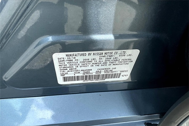 2018 Hagane Blue INFINITI Q50 3.0t LUXE AWD Sedan