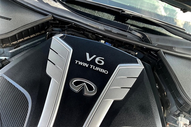 2018 Hagane Blue INFINITI Q50 3.0t LUXE AWD Sedan