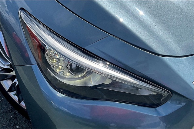 2018 Hagane Blue INFINITI Q50 3.0t LUXE AWD Sedan