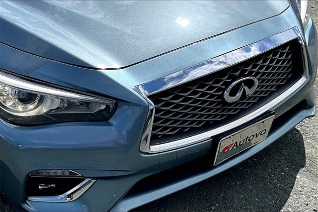 2018 Hagane Blue INFINITI Q50 3.0t LUXE AWD Sedan