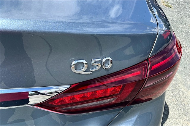 2018 Hagane Blue INFINITI Q50 3.0t LUXE AWD Sedan