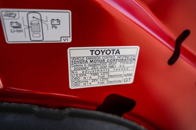 new 2026 Toyota bZ car, priced at $36,178