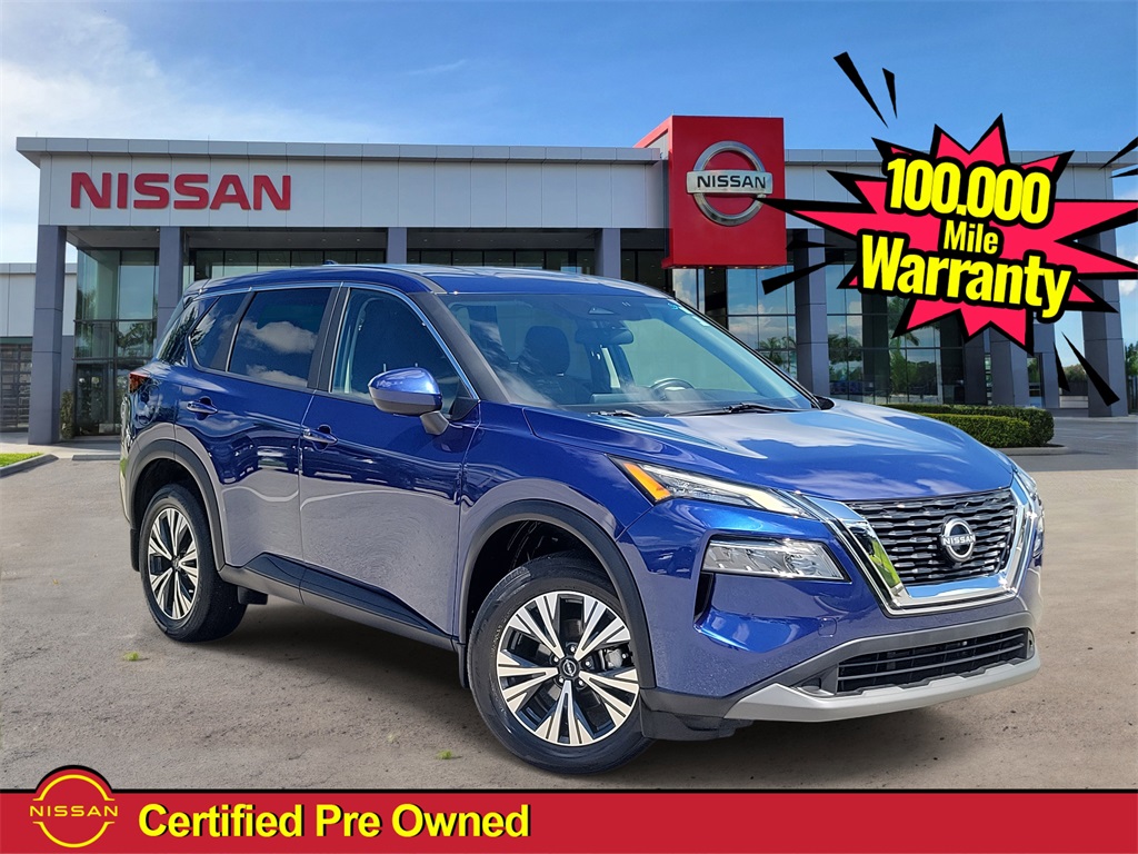 2023 Caspian Blue Metallic Nissan Rogue SV FWD SUV