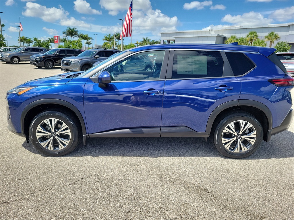 2023 Caspian Blue Metallic Nissan Rogue SV FWD SUV