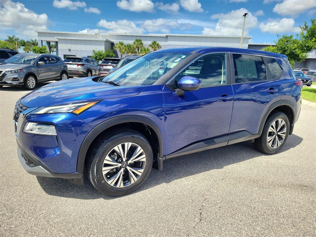 2023 Caspian Blue Metallic Nissan Rogue SV FWD SUV