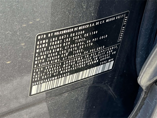 used 2021 Volkswagen Tiguan car, priced at $24,124