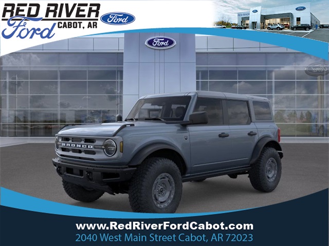 2025 Azure Gray Metallic Tri-Coat Ford Bronco Big Bend 4X4 SUV