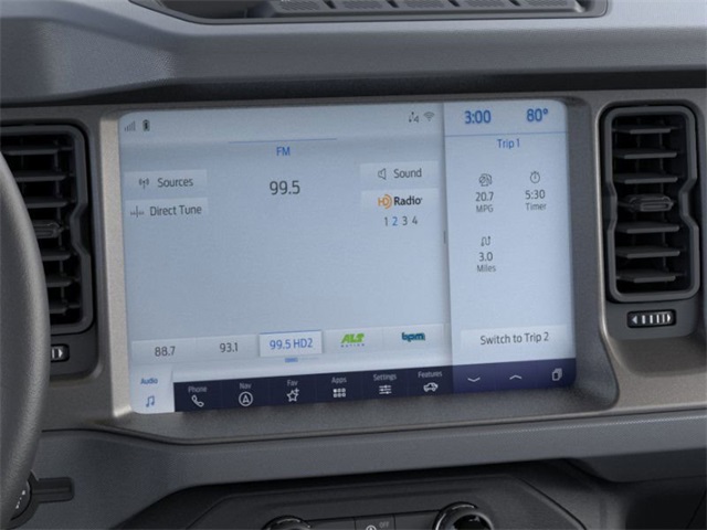 2025 Azure Gray Metallic Tri-Coat Ford Bronco Big Bend 4X4 SUV