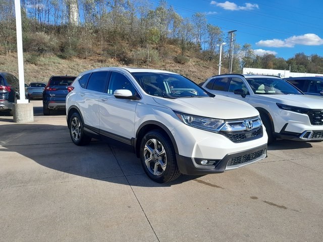 Used 2018 Honda CR-V EX with VIN 2HKRW2H58JH650538 for sale in Triadelphia, WV