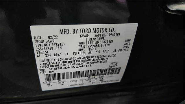 2022 Ford Explorer XLT 4WD 2022 Ford Explorer XLT 4WD