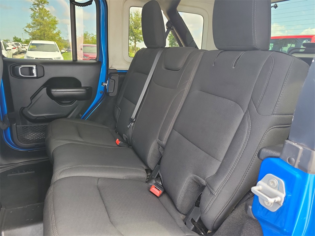 2021 Hydro Blue Pearl Coat Jeep Wrangler Unlimited Willys 4X4 SUV
