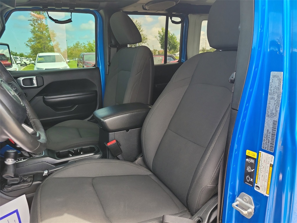 2021 Hydro Blue Pearl Coat Jeep Wrangler Unlimited Willys 4X4 SUV