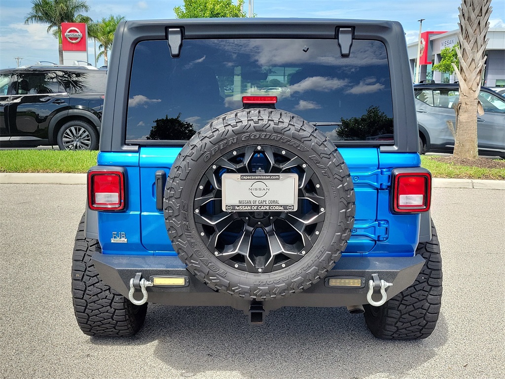 2021 Hydro Blue Pearl Coat Jeep Wrangler Unlimited Willys 4X4 SUV