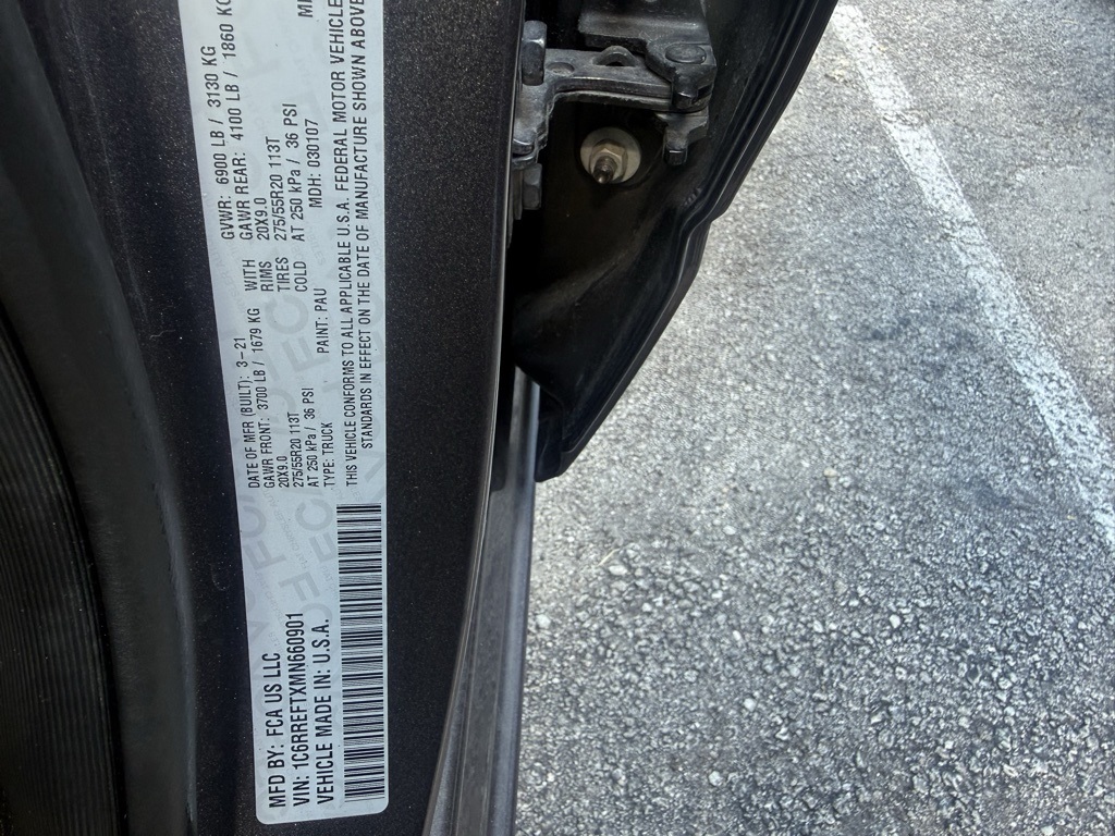 2021 Ram 1500 Big Horn/Lone Star:16929G