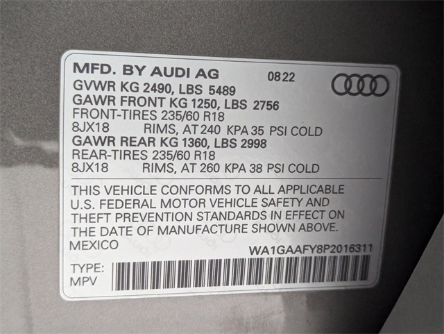 used 2023 Audi Q5 car, priced at $31,781
