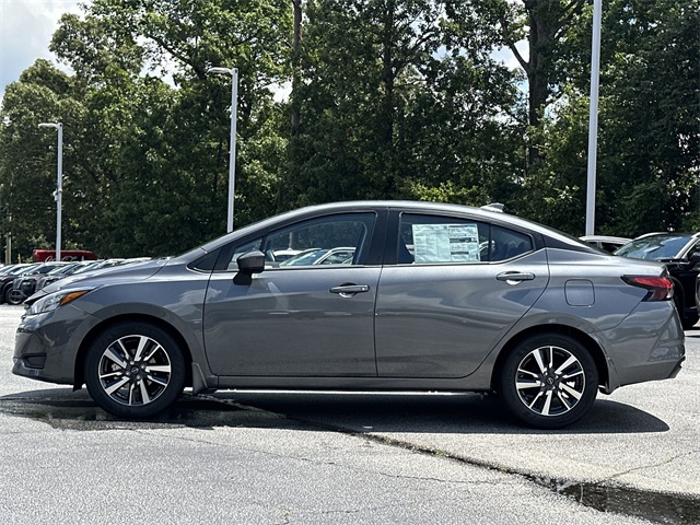 2025 Gun Metallic Nissan Versa 1.6 SV FWD Sedan