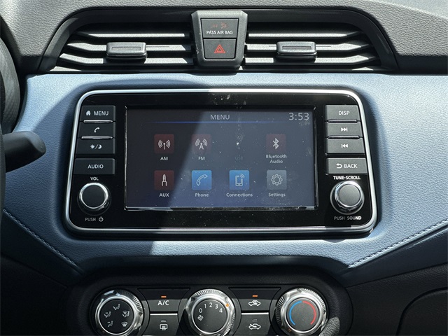2025 Gun Metallic Nissan Versa 1.6 SV FWD Sedan