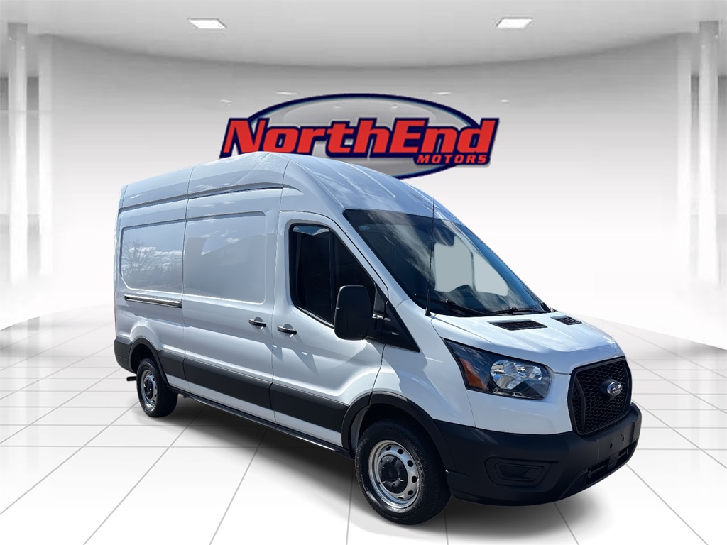 2023 White Ford Transit Cargo Van Base RWD Van