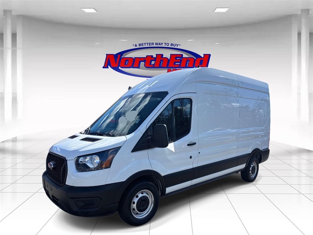 2023 White Ford Transit Cargo Van Base RWD Van