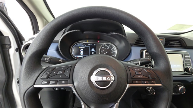 2025 Aspen White Tricoat Nissan Versa 1.6 SV FWD Sedan